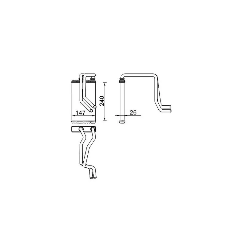 Système de chauffage MAHLE AH 271 000S