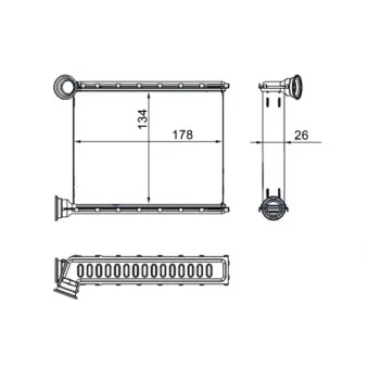 Système de chauffage MAHLE AH 272 000S