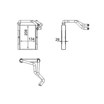Système de chauffage MAHLE AH 273 000S
