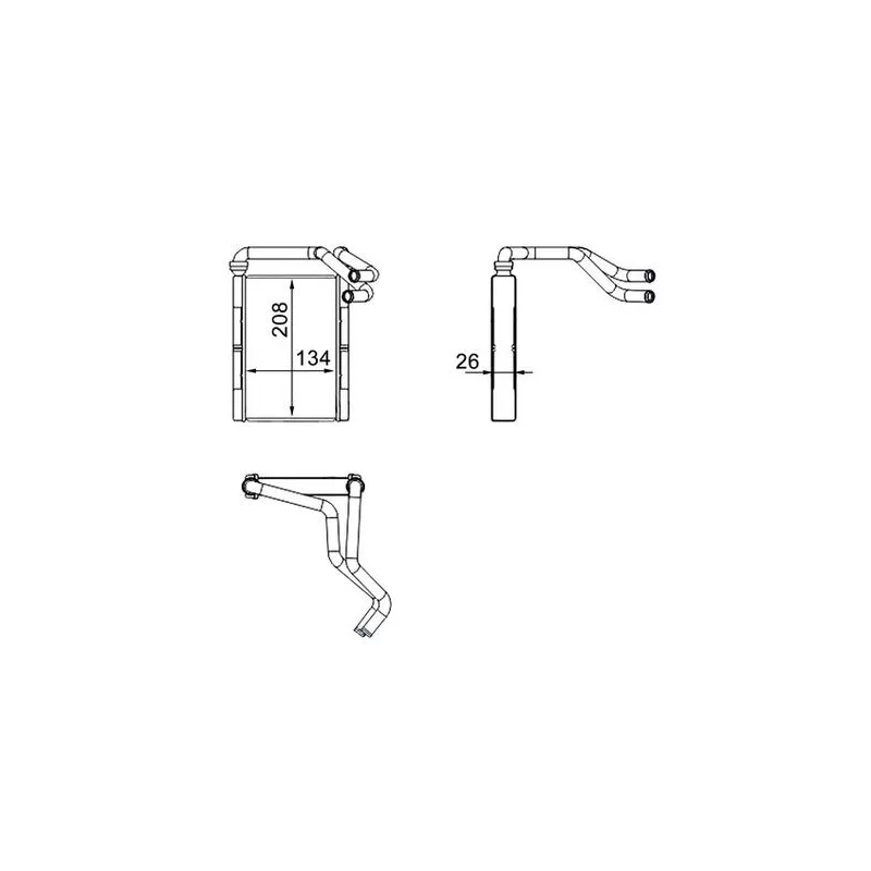 Système de chauffage MAHLE AH 273 000S