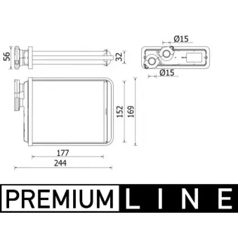 Système de chauffage MAHLE AH 277 000P