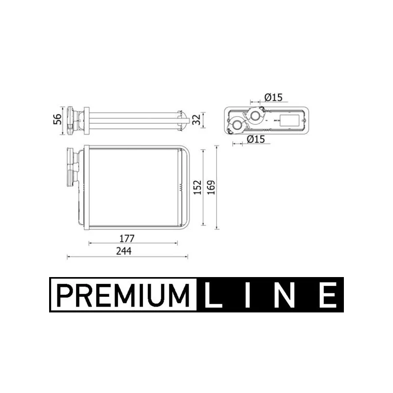 Système de chauffage MAHLE AH 277 000P