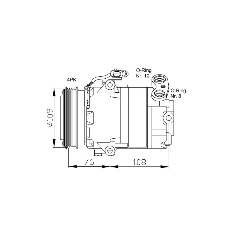 Compresseur, climatisation NRF 32081G