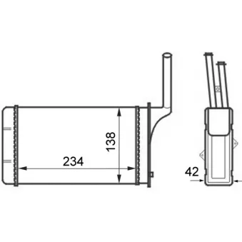 Système de chauffage MAHLE AH 49 000S