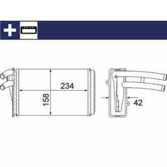 Système de chauffage MAHLE AH 54 000S