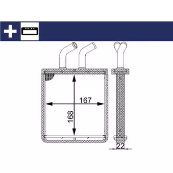 Système de chauffage MAHLE AH 55 000S