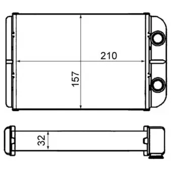 Système de chauffage MAHLE AH 58 000S