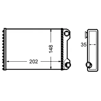 Système de chauffage MAHLE