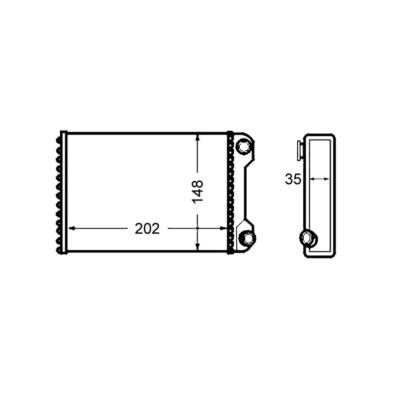 Système de chauffage MAHLE AH 59 000S
