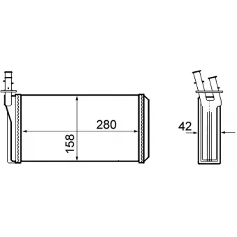Système de chauffage MAHLE AH 63 000S