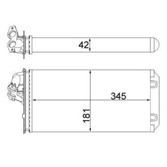 Système de chauffage MAHLE AH 64 000S