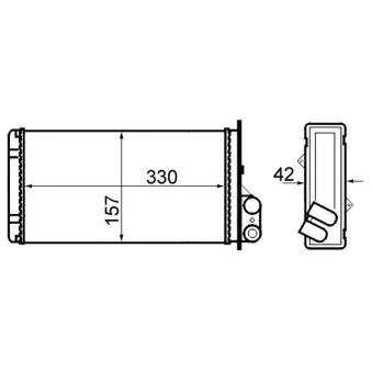 Système de chauffage MAHLE AH 66 000S