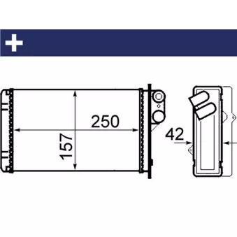 Système de chauffage MAHLE AH 67 000S