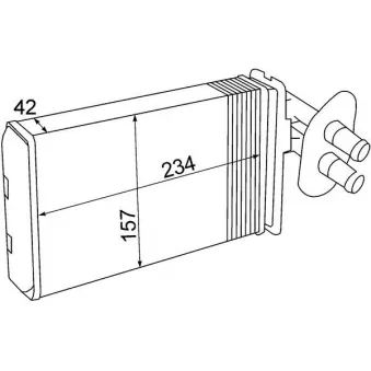 Système de chauffage MAHLE AH 69 000S