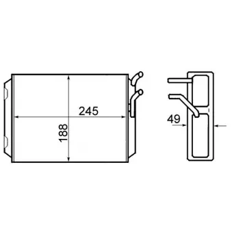 Système de chauffage MAHLE AH 70 000S