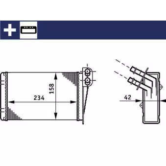 Système de chauffage MAHLE AH 73 000S