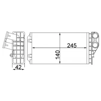 Système de chauffage MAHLE AH 82 000S