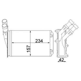 Système de chauffage MAHLE AH 83 000S