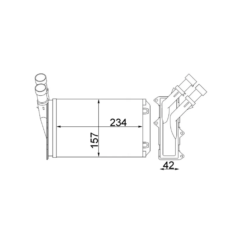 Système de chauffage MAHLE AH 83 000S