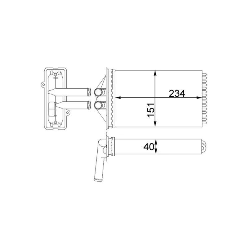 Système de chauffage MAHLE AH 92 000S