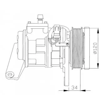 Compresseur, climatisation NRF 32092G