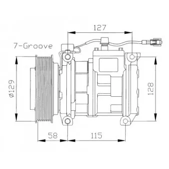 Compresseur, climatisation NRF 32094G
