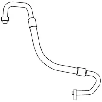 Conduite à haute/basse pression, climatisation MAHLE AP 88 000P