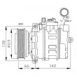 Compresseur, climatisation NRF 32111G - Visuel 1
