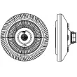 Embrayage, ventilateur de radiateur MAHLE CFC 212 000P - Visuel 2