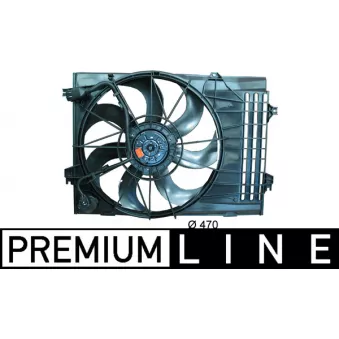 Ventilateur, refroidissement du moteur MAHLE CFF 124 000P