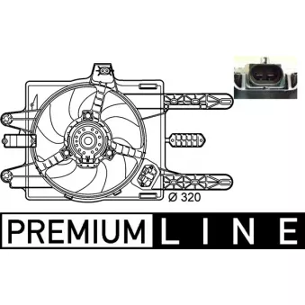Ventilateur, refroidissement du moteur MAHLE