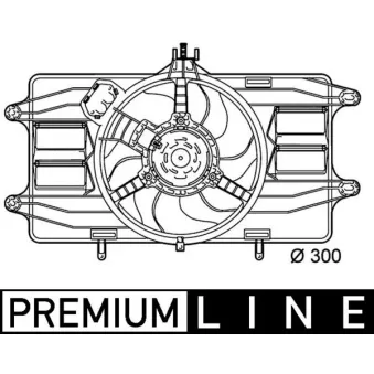 Ventilateur, refroidissement du moteur MAHLE CFF 142 000P