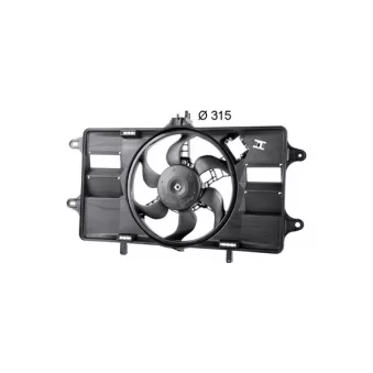 Ventilateur, refroidissement du moteur MAHLE CFF 143 000P