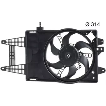 Ventilateur, refroidissement du moteur MAHLE CFF 157 000P