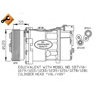 Compresseur, climatisation NRF 32206
