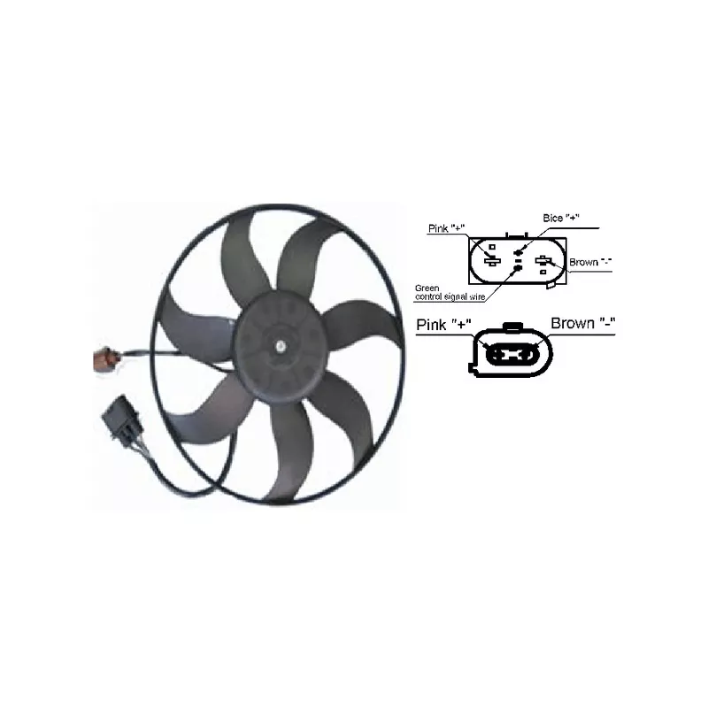 Ventilateur, refroidissement du moteur MAHLE CFF 187 001S