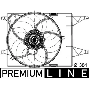 Ventilateur, refroidissement du moteur MAHLE CFF 202 000P