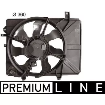 Ventilateur, refroidissement du moteur MAHLE CFF 225 000P