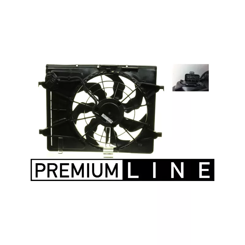 Ventilateur, refroidissement du moteur MAHLE CFF 266 000P