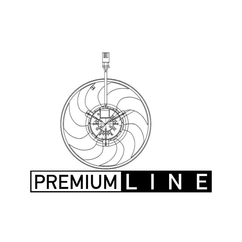 Ventilateur, refroidissement du moteur MAHLE CFF 28 000P