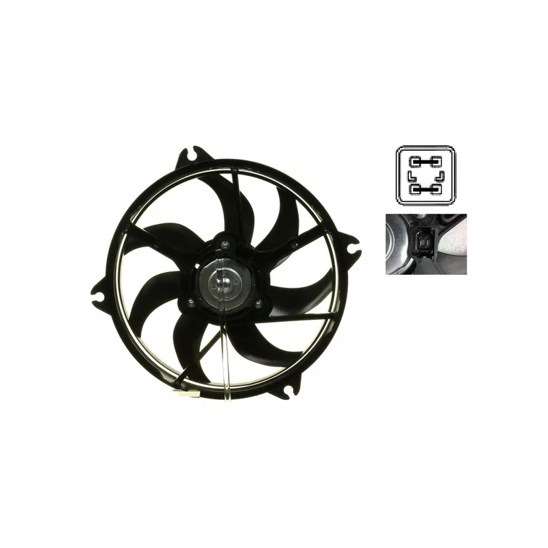 Ventilateur, refroidissement du moteur MAHLE CFF 318 000S