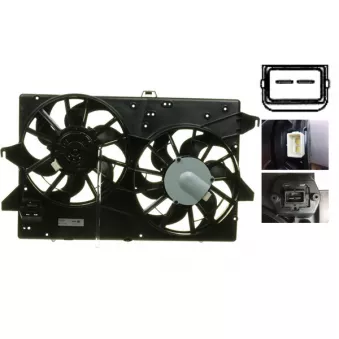 Ventilateur, refroidissement du moteur MAHLE CFF 319 000S