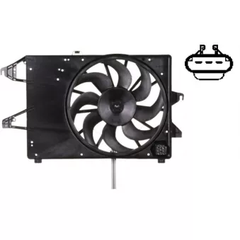 Ventilateur, refroidissement du moteur MAHLE CFF 325 000S