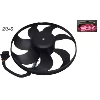 Ventilateur, refroidissement du moteur MAHLE CFF 331 000S