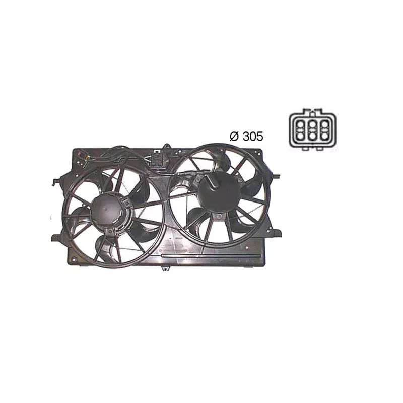 Ventilateur, refroidissement du moteur MAHLE CFF 375 000S