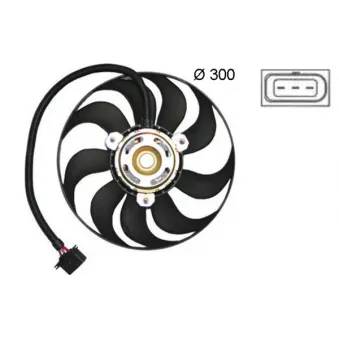 Ventilateur, refroidissement du moteur MAHLE CFF 377 000S