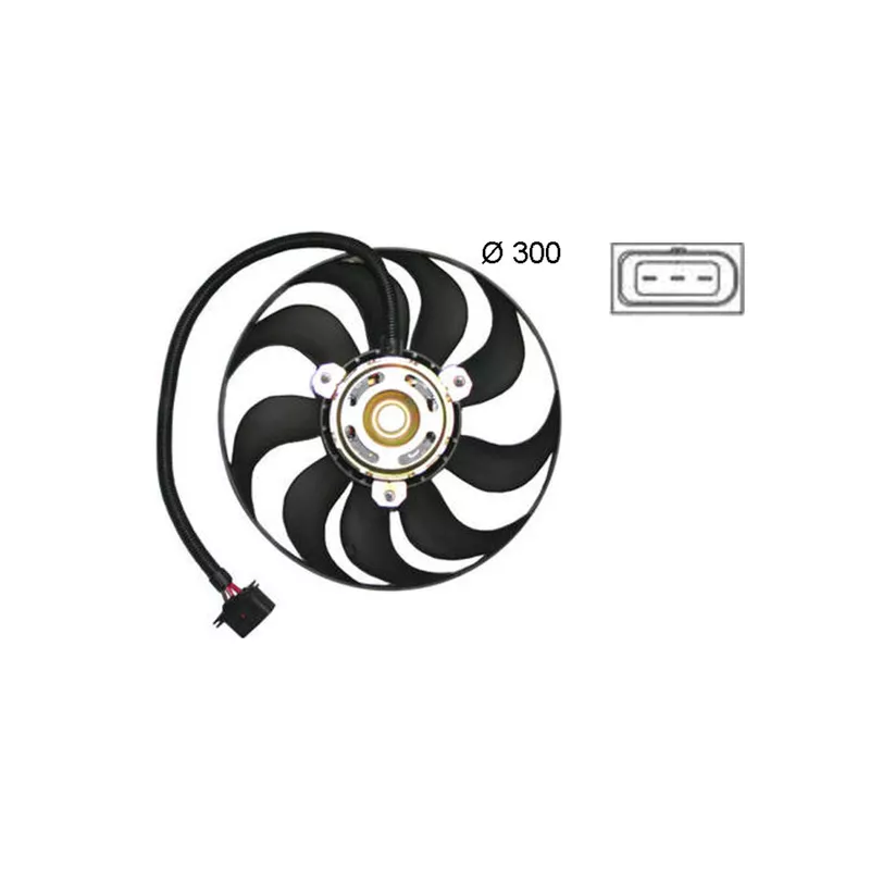 Ventilateur, refroidissement du moteur MAHLE CFF 377 000S
