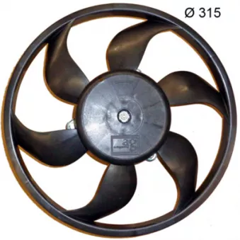 Ventilateur, refroidissement du moteur MAHLE CFF 383 000S