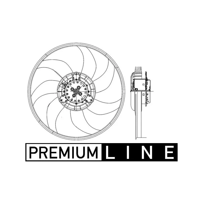 Ventilateur, refroidissement du moteur MAHLE CFF 400 000P