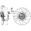 Ventilateur, refroidissement du moteur MAHLE CFF 468 000P - Visuel 2